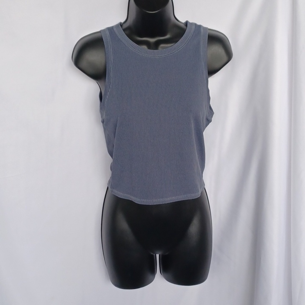 HOLLISTER CROPPED WAFFLE KNIT TANK TOP!!!!
